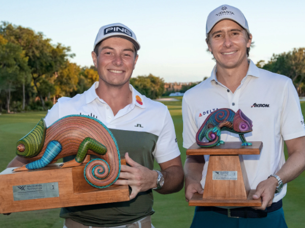 Viktor Hovland y Carlos Ortiz